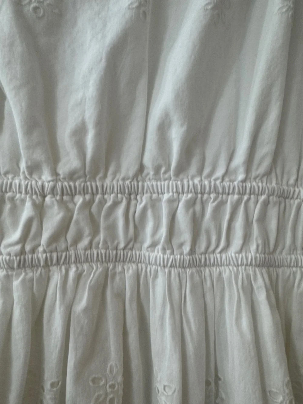 Universal Thread White Eyelet Peasant Dress - Picture 2 of 6